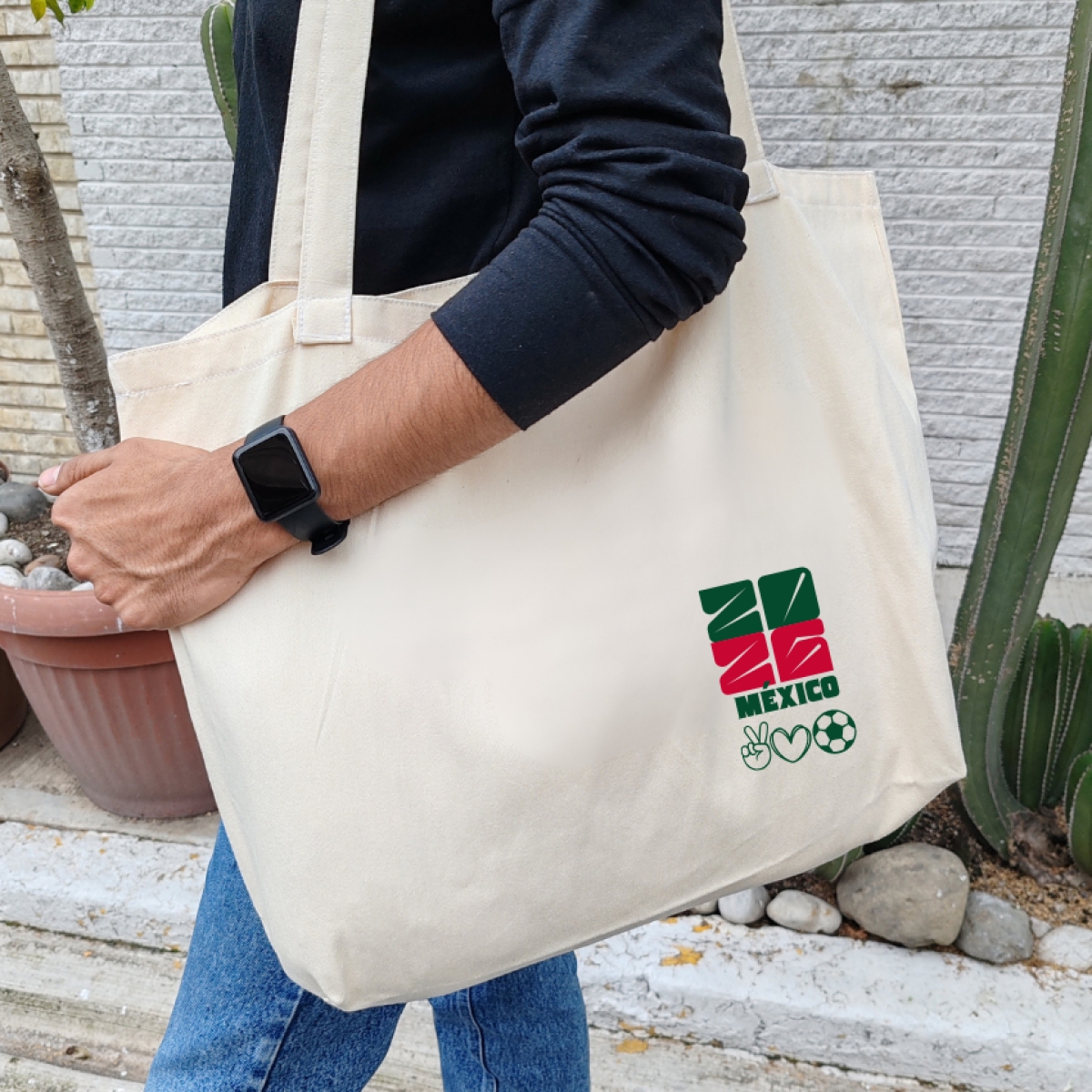 Bolsa Loneta Super Mundial