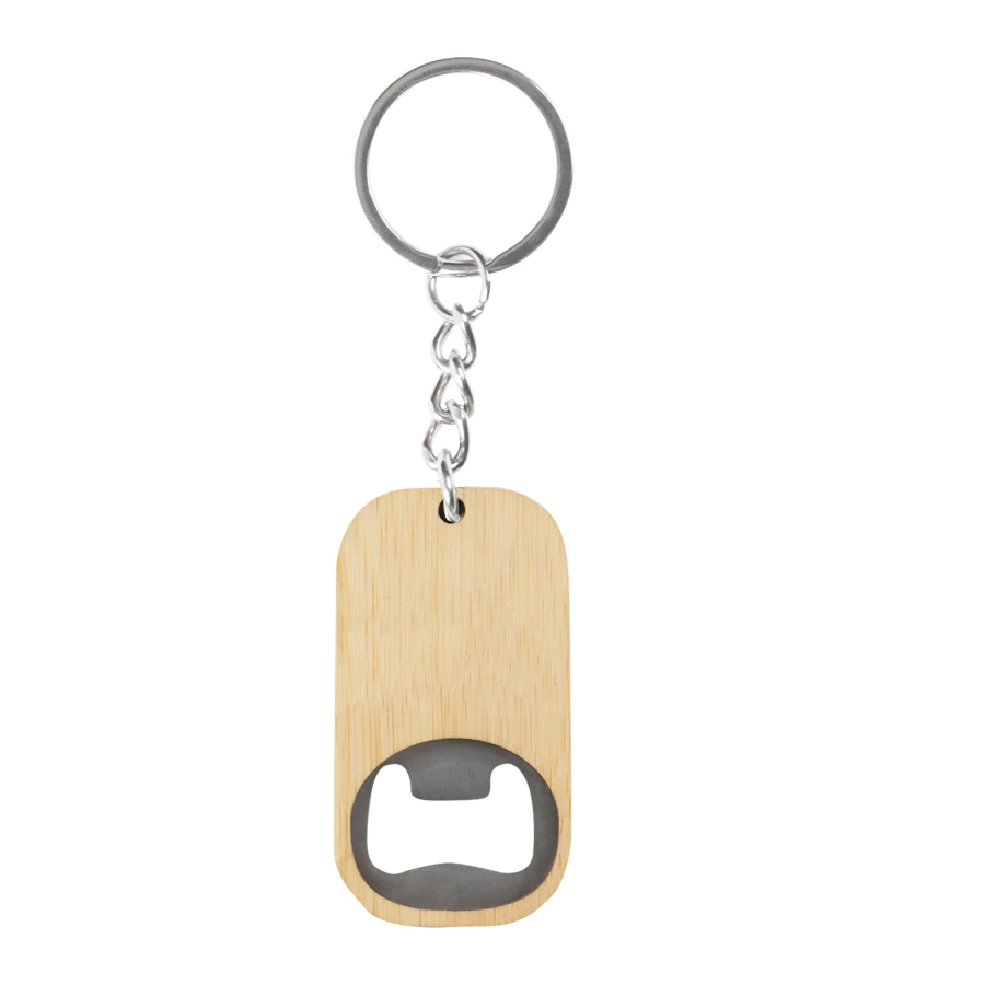 Llavero Destapador Bambu