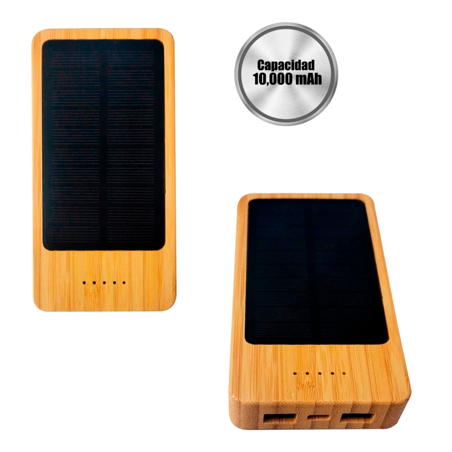 Cargador Solar Bambu