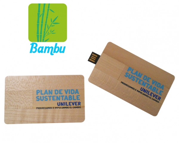 Grupo Green Market | Usb de Bambú Tarjeta TEC1005 Grupo Green Market | Usb de Bambú Tarjeta TEC1005