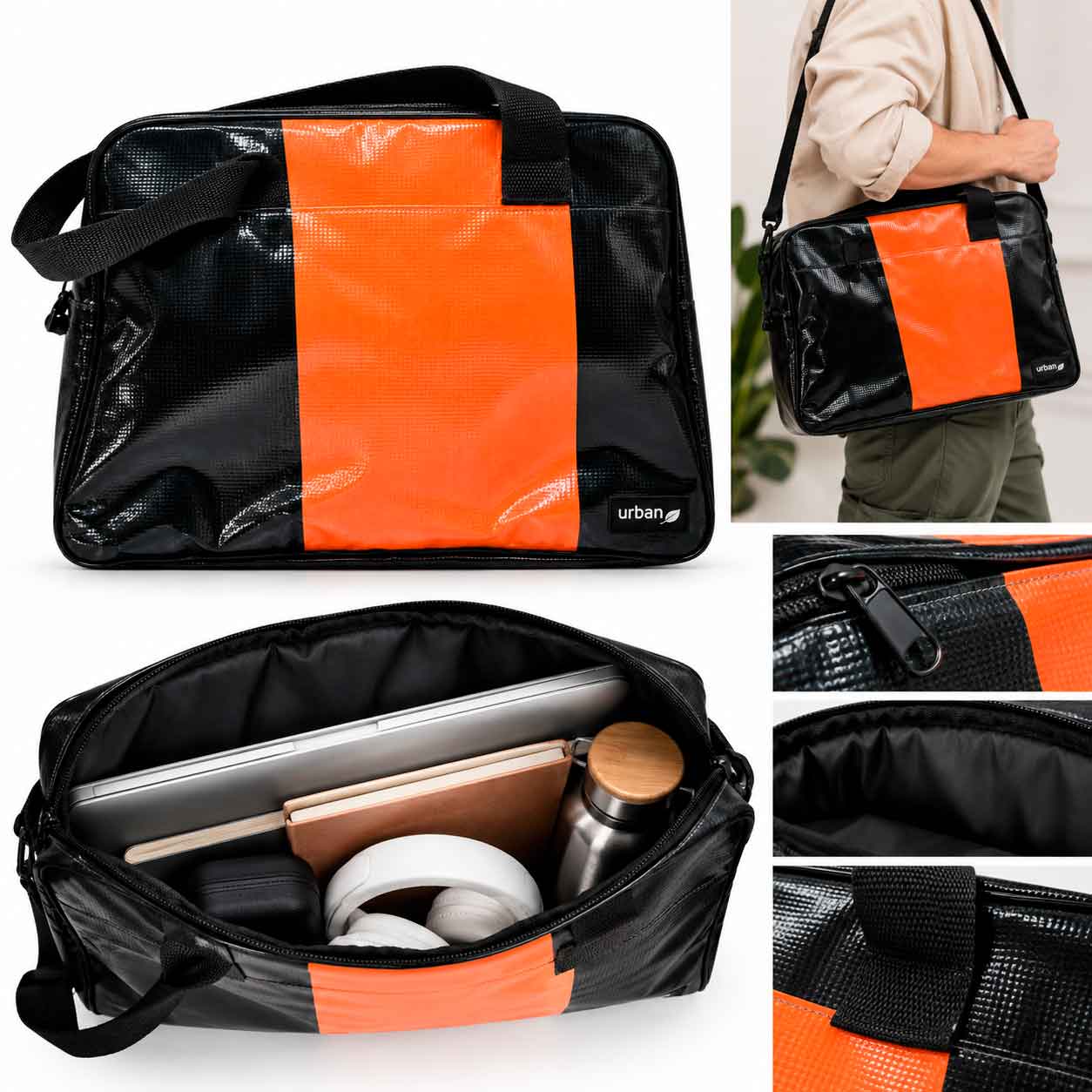 Grupo Green Market | SportBag Lona Urban Eco Bags® - BYM1027 Grupo Green Market | SportBag Lona Urban Eco Bags® - BYM1027