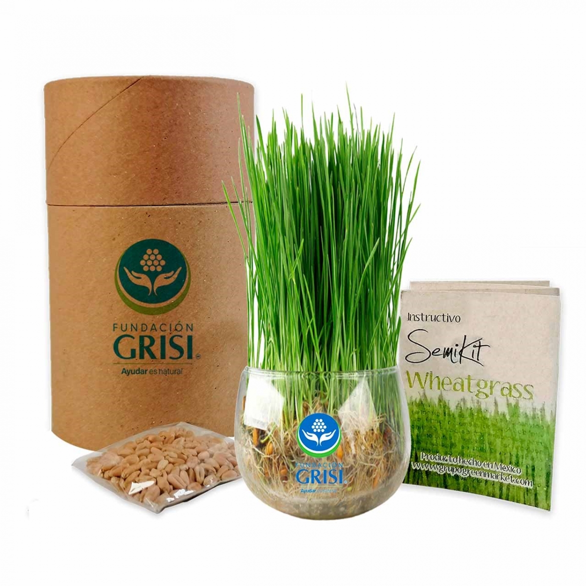Grupo Green Market | Semikit®Kit Cultivo Wheatgrass