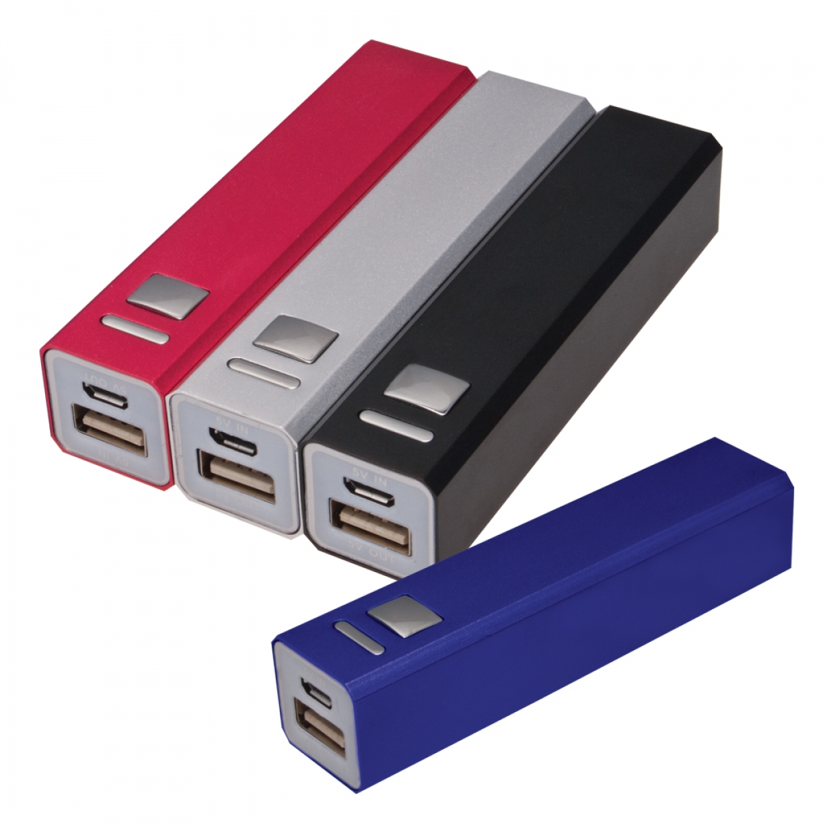 Grupo Green Market | Power bank metalica rectangular TEC1033 Grupo Green Market | Power bank metalica rectangular TEC1033