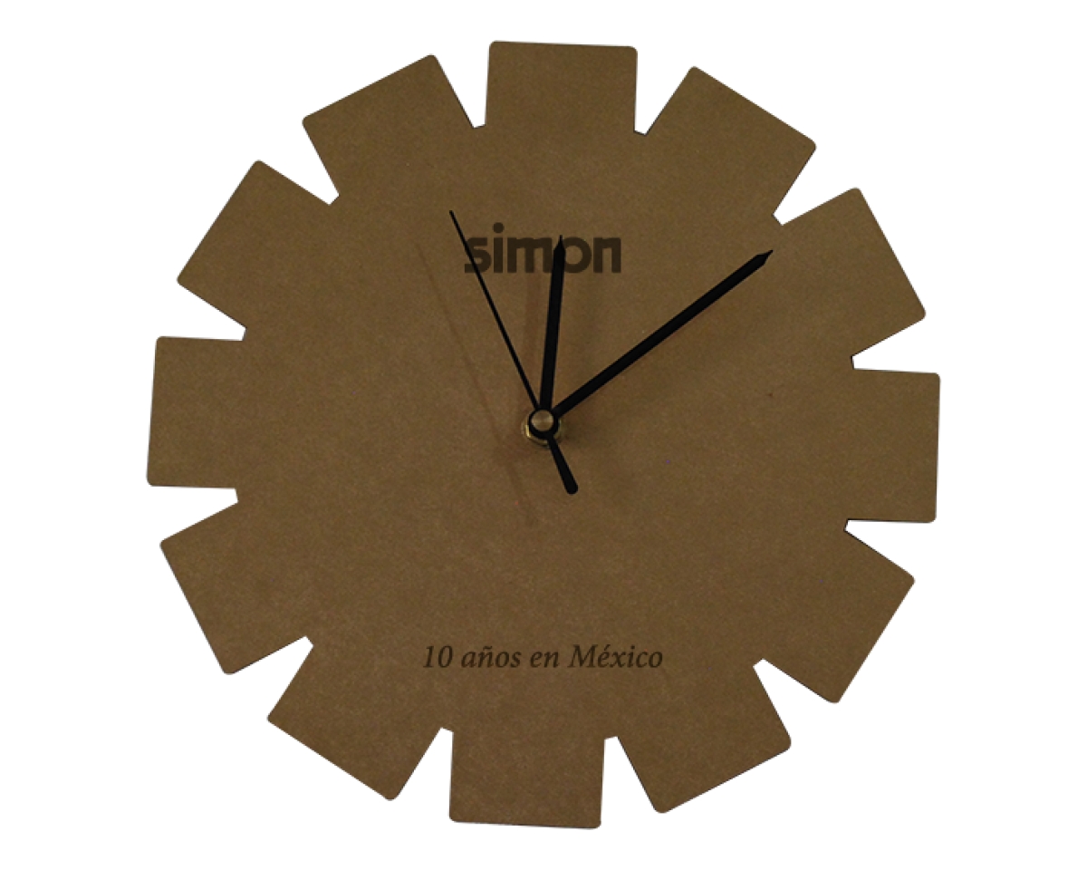 Reloj MDF