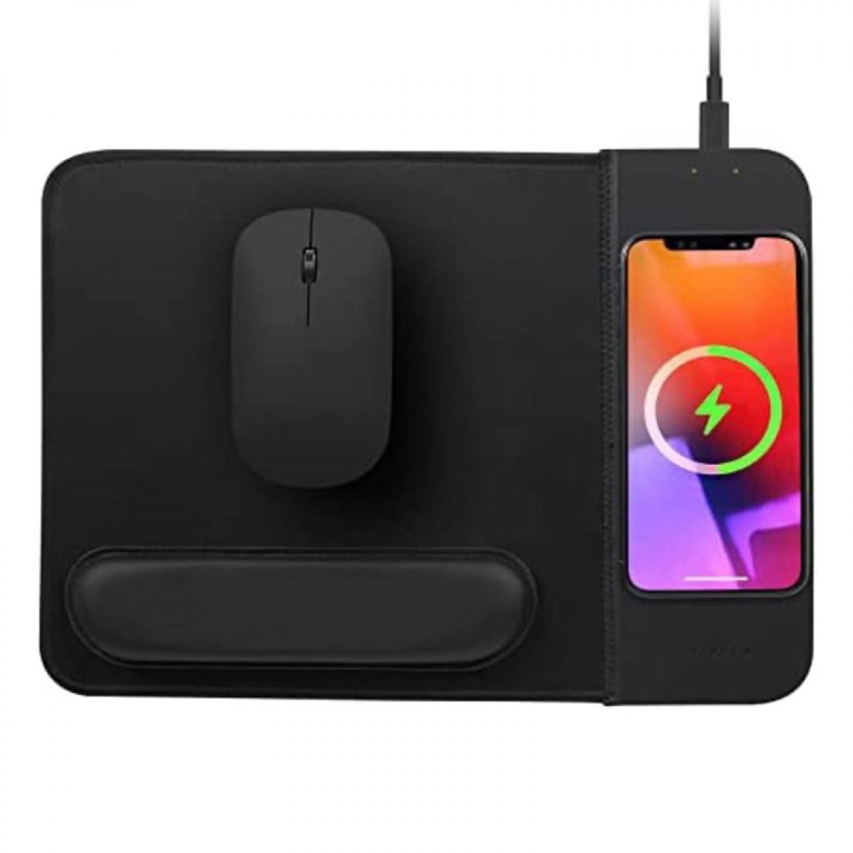 Mouse Pad y Cargador QI