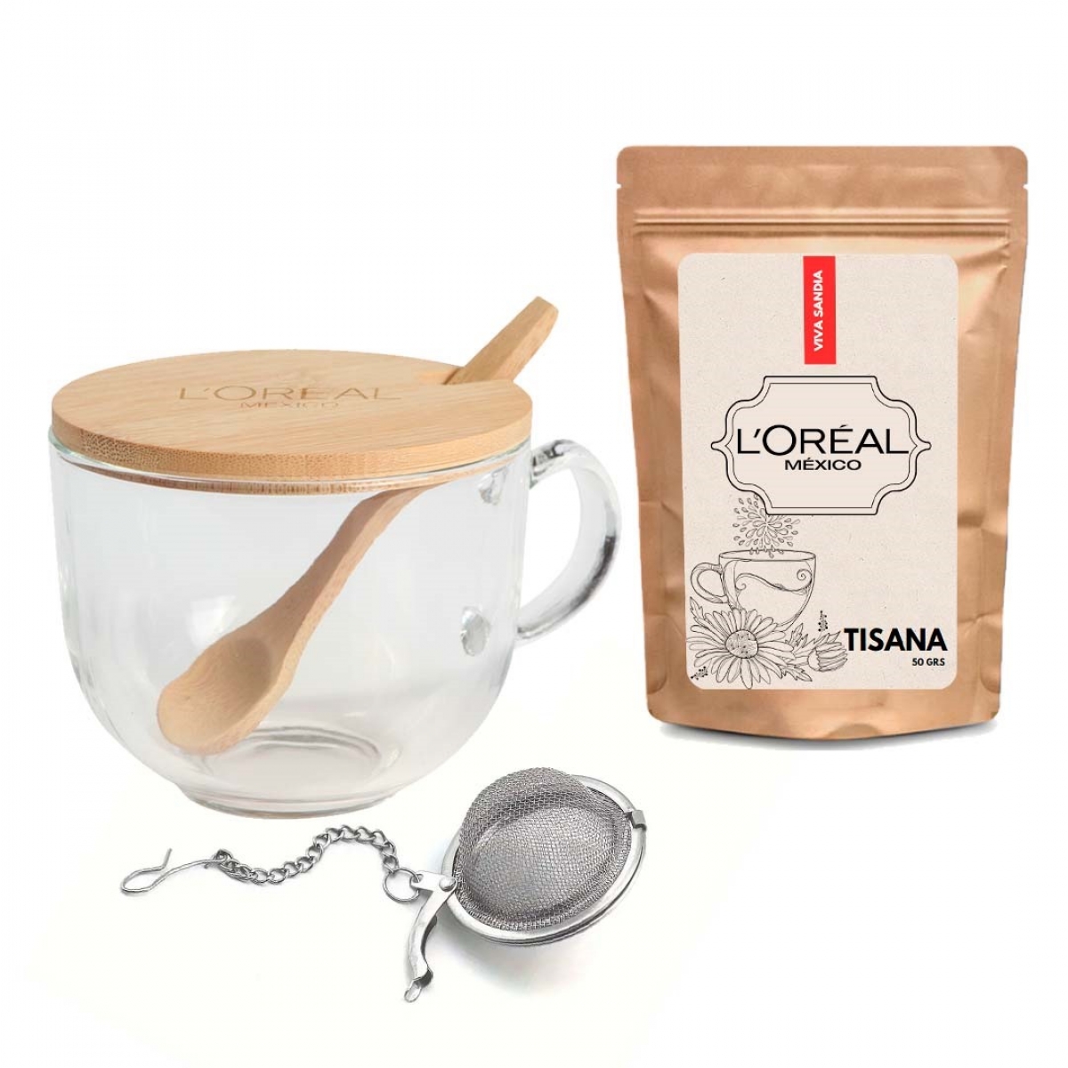Taza Bambu e Infusor