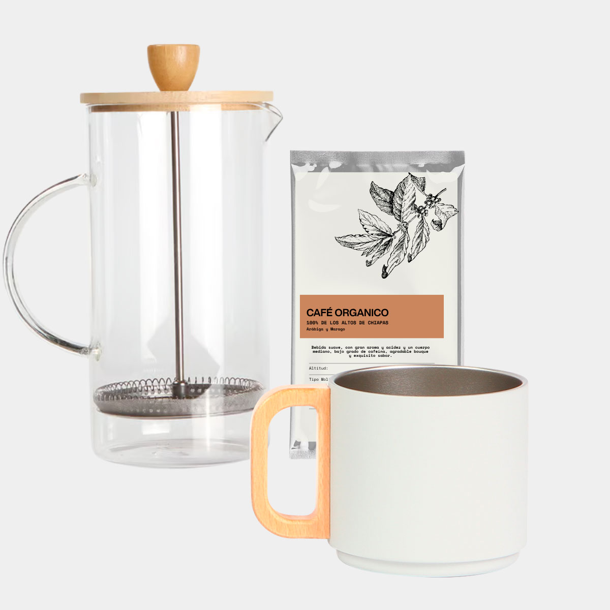 Set Prensa Francesa y Taza