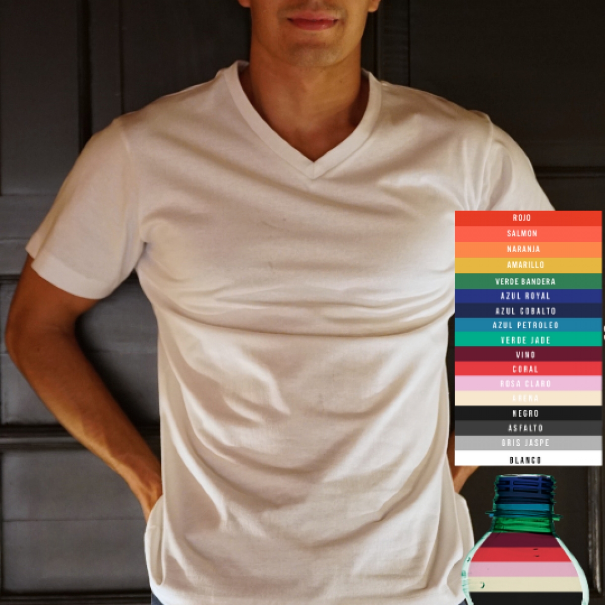 Grupo Green Market | Playera Básica Eco V Grupo Green Market | Playera Básica Eco V