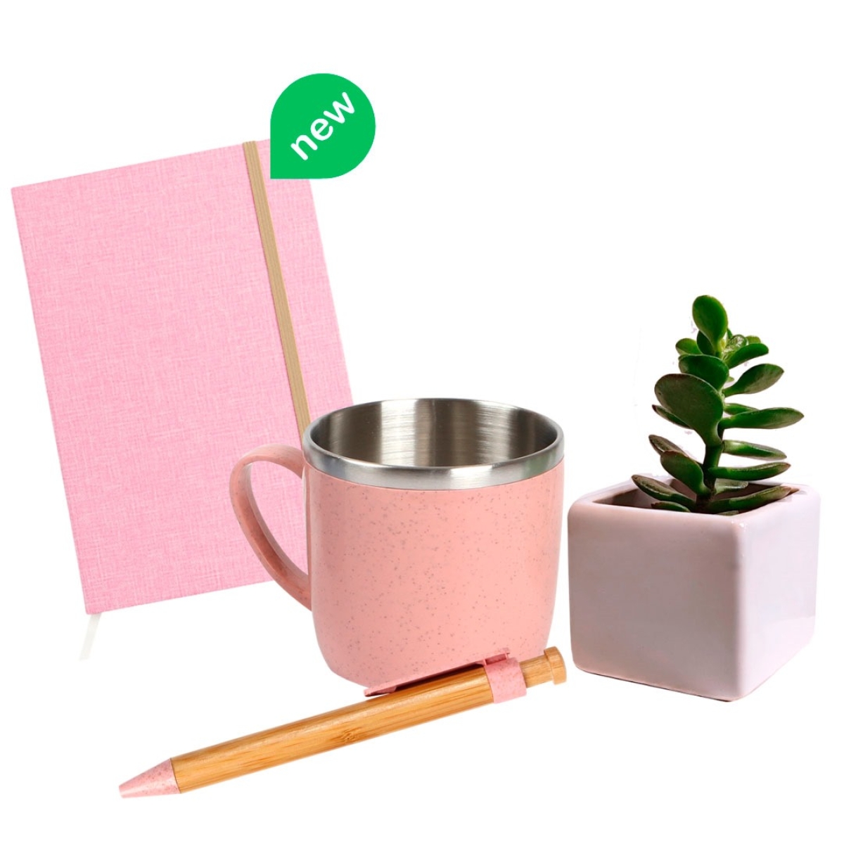 Grupo Green Market | Kit Escritorio Pink Grupo Green Market | Kit Escritorio Pink